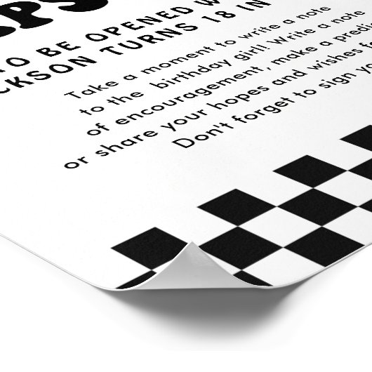 Eén blije kerel jongen 1e verjaardag tijdcapsule b poster (Hoek)