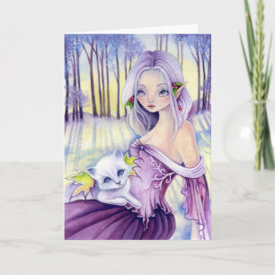 één blijvend moment - witte kerstkaart feestdagen kaart