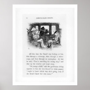 Een blik-Glass Insects, illustratie van 'Alice Th Poster