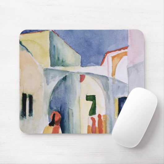 Een blik naar beneden op een Alley Muismat (Met muis)