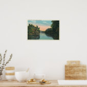 Een blik op de Ashokan Reservoir Dam Poster (Keuken)