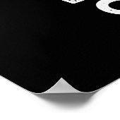 Een blik op Gourd Funny Veggie Pun Dark BG Poster (Hoek)