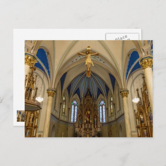 Een blik op het Briefkaart van St. Peter Altar (Voorkant / Achterkant)