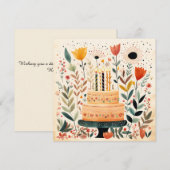 Een bloei van vreugde: bloeiende wensen (Voorkant / Achterkant)