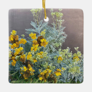 Een bloeiend Californië: Catalina Silverlace Keramisch Ornament