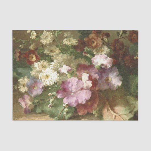 Een bloeiend leven van Margaretha Roosenboom Tissuepapier (Voorkant)