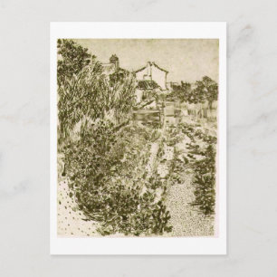 Een bloeiende tuin, Vincent van Gogh Briefkaart