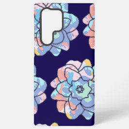 Een bloem gemaakt van verfvlekken samsung galaxy hoesje