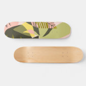 Een bloem het beste in een Happy Pot Skateboard (Horizontaal)