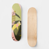 Een bloem het beste in een Happy Pot Skateboard (Voorkant)