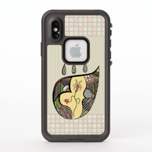 Een bloem in Lifeproof Case