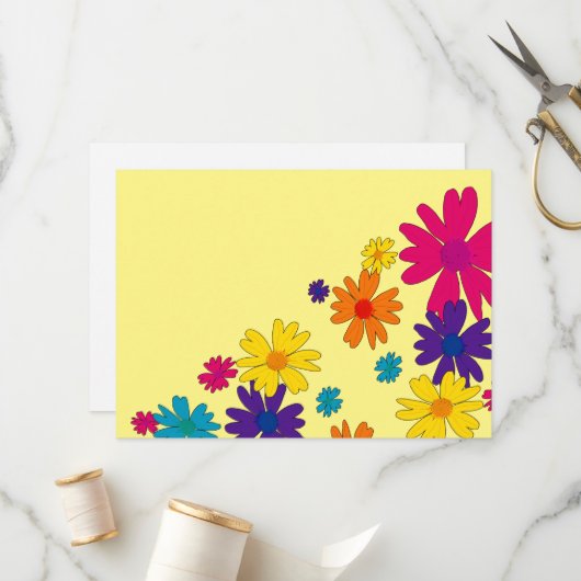 Een bloembed van melkbloemen programma (Voorkant / Achterkant in situ)