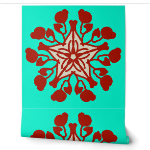 Een  bloemenbehang "Ratti_Creative_Arts" W Behang