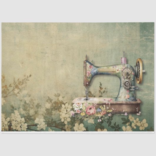 Een bloemennaaikamer Serie Design #36 Tissuepapier (Voorkant)