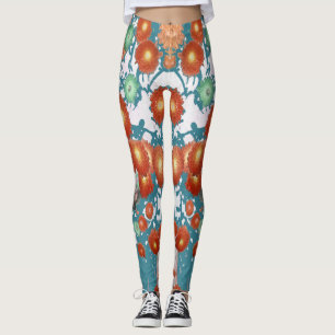 Een bloemenspel "Ratti_Creative_Arts" Leggings