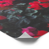 Een bloemstal, marktdag, Aix-en-Provence Poster (Hoek)