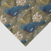 Een Blue Bird tissue papier (Detail)