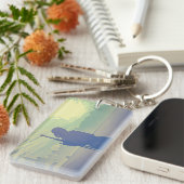 Een Blue Witcher Sleutelhanger (Voorkant Rechts)