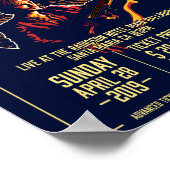 Een Blues Musician Concert Poster (Hoek)