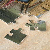 Een bluntse razor, pub. door Hunt, 1827 (gekleurd Legpuzzel (Zijkant)