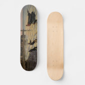 Een Boat Ashore, Honfleur Skateboard (Voorkant)