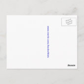 Een boek lezen briefkaart (Achterkant)