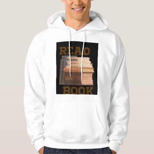 Een boek lezen hoodie (Voorkant)