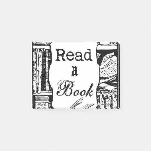 Een boek lezen post-it® notes (Voorkant)
