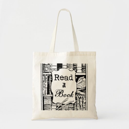 Een boek lezen tote bag (Voorkant)