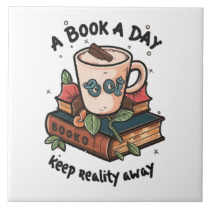 Een boek per dag houdt de realiteit op afstand tegeltje