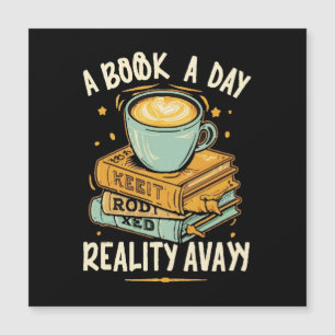 Een boek per dag houdt de realiteit weg