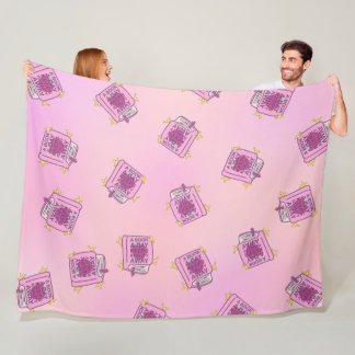 Een boek per dag houdt de realiteit weg - Schattig Fleece Deken