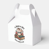 Een boek per dag houdt Reality weg Bedankdoosjes (Voorkant Zijde)