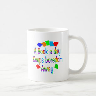 Een boek per dag koffiemok