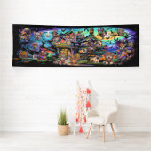 Een boek vol Halloween Spandoek (Insitu)