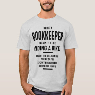 Een boekhouder zijn die werk verricht in de beroep t-shirt