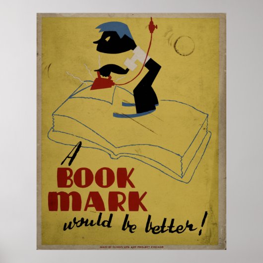 Een boekteken zou beter het Boek van WPA zijn Poster (Voorkant)