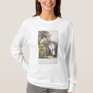 Een boer van de Tesino-vallei in Tirol, uit een ku T-shirt