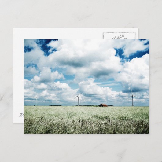 Een boerderij briefkaart (Voorkant / Achterkant)