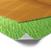 Een Boerderij hay bales Poster (Hoek)