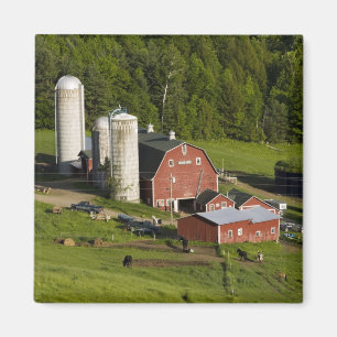 Een boerderij in het Barnet-centrum in Vermont. Co Magneet