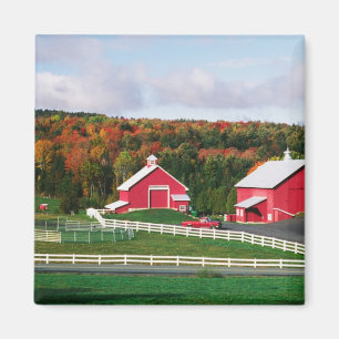 Een boerderij in Vermont nabij Peacham. VRIJGAVE Magneet