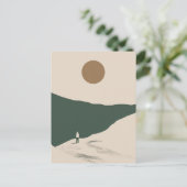 Een Boho-wereld Briefkaart (Staand voorkant)