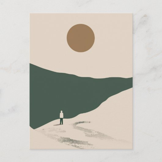 Een Boho-wereld Briefkaart (Voorkant)
