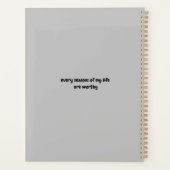 een boom van life planner (Achterkant)
