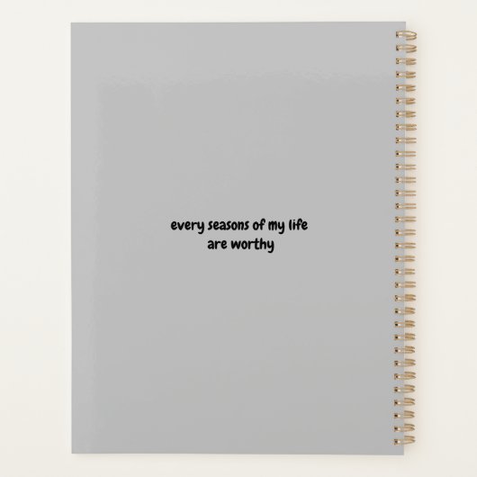 een boom van life planner (Achterkant)