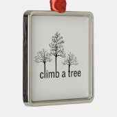 Een boomontwerp klimmen metalen ornament (Rechts)