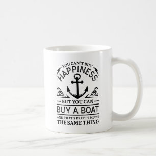 Een boot kopen koffiemok