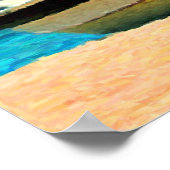 Een boot onder de zon poster (Hoek)