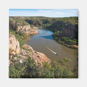Een boot op Katherine gorge Australia Magneet